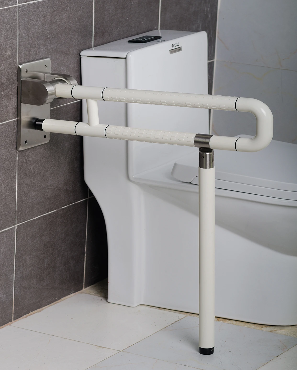 U shape Fold Up hand grab bar Toilet Support Rail for Disabled