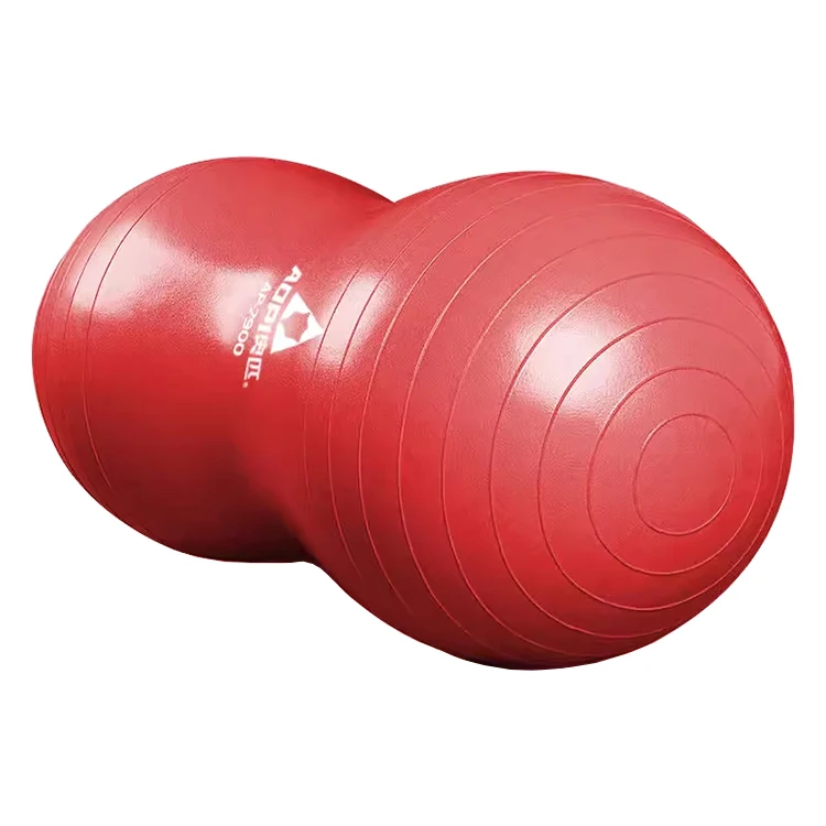 fitness balance training pvc peanut shape massage ball sports explosion proof yoga ball peanut shaped yoga ball