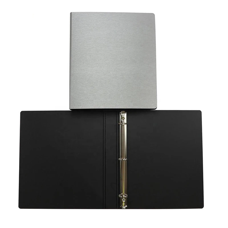 
A4 Binder PU Leather Budget Planner 3 Round Rings Binder Cover Notebook Folder with Envelopes 