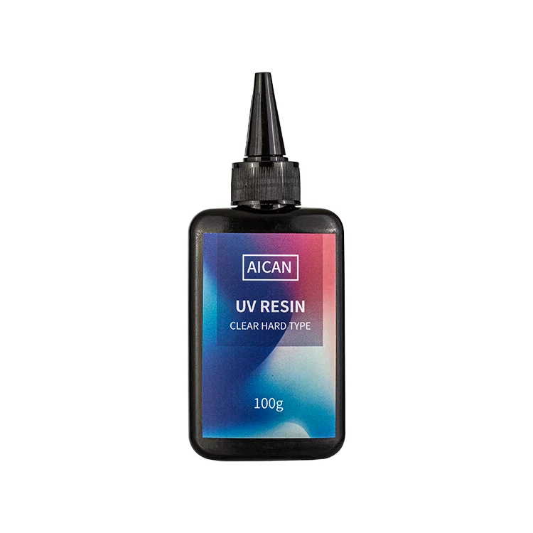 
100g Clear Resin UV Kit Crystal Clear Hard Glue Solar Cure Sunlight Type Adhesive UV Resin for Jewelry 