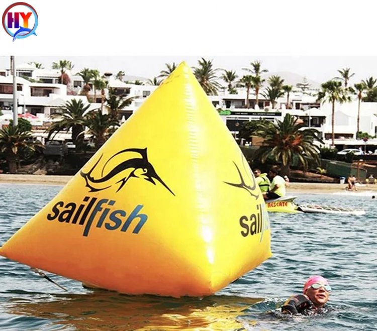 Factory direct sales can be customized inflatable water buoys advertising channel safety warning signs
