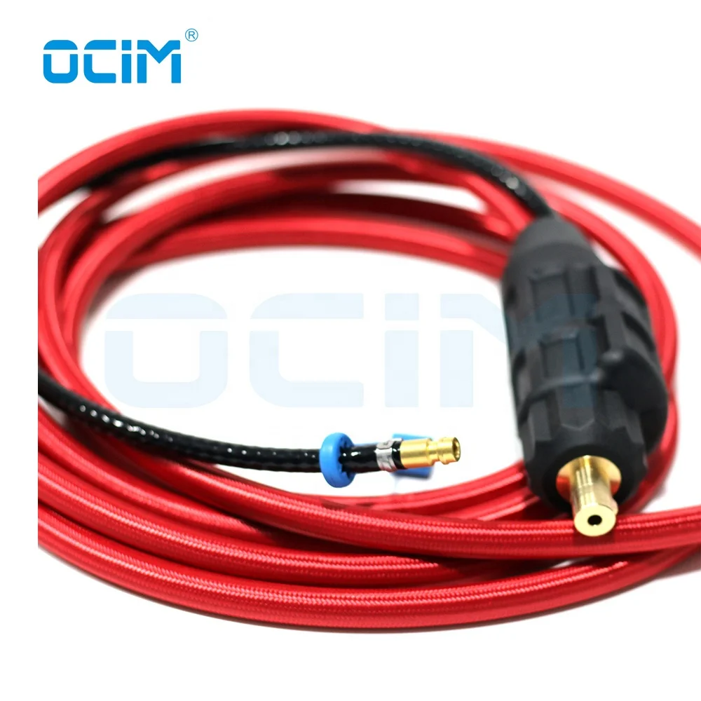 WP9 Tig Soft Red Cable with Easy Change Connector