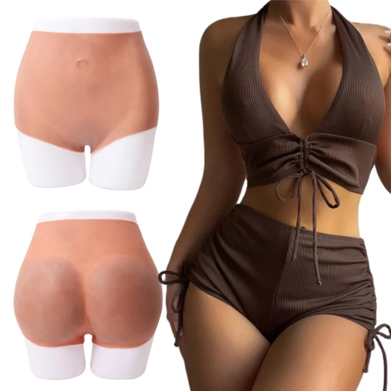 2024 Triangle Silicone Slimming Tummy Control Panties Big buttock pants Enhancement padded Hip Shaper Silicone Butt Panty
