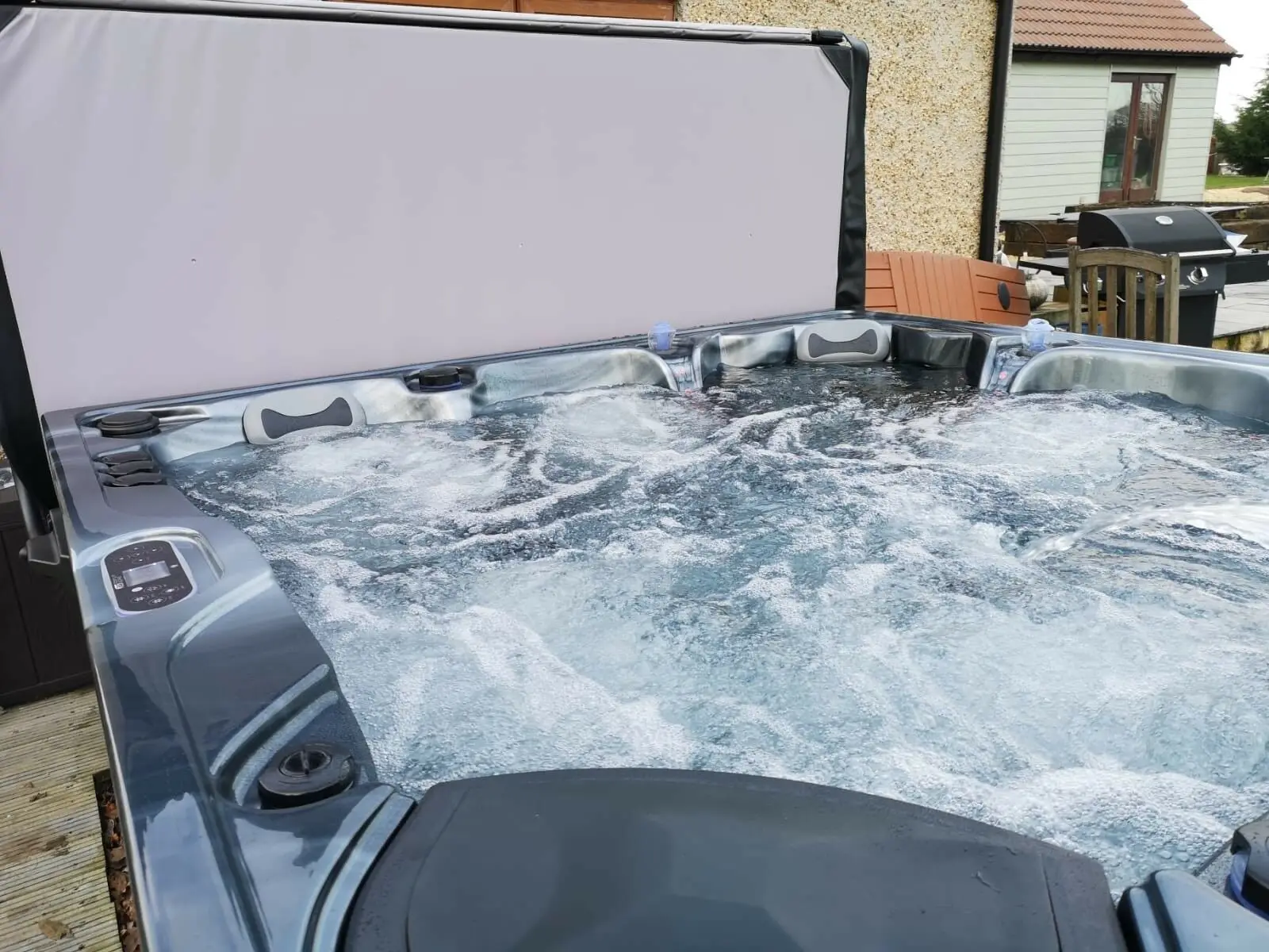 Открытый джакузи гидромассажная Ванна спа с 40 струями нагрева озона дезинфекция 4 человек