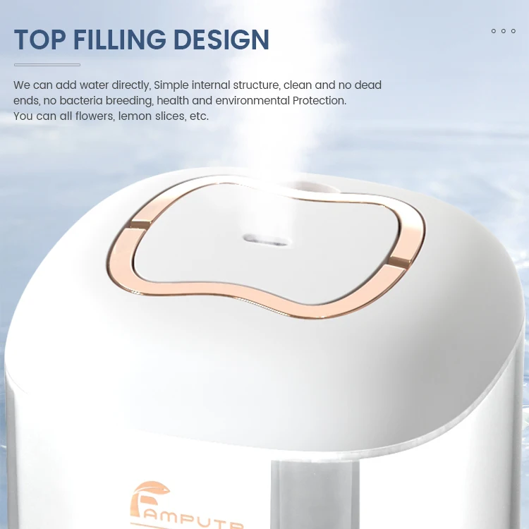 New Design Cold Mist Diffuser Air Purifier Smart Wifi Room Ultrasonic Humidifier