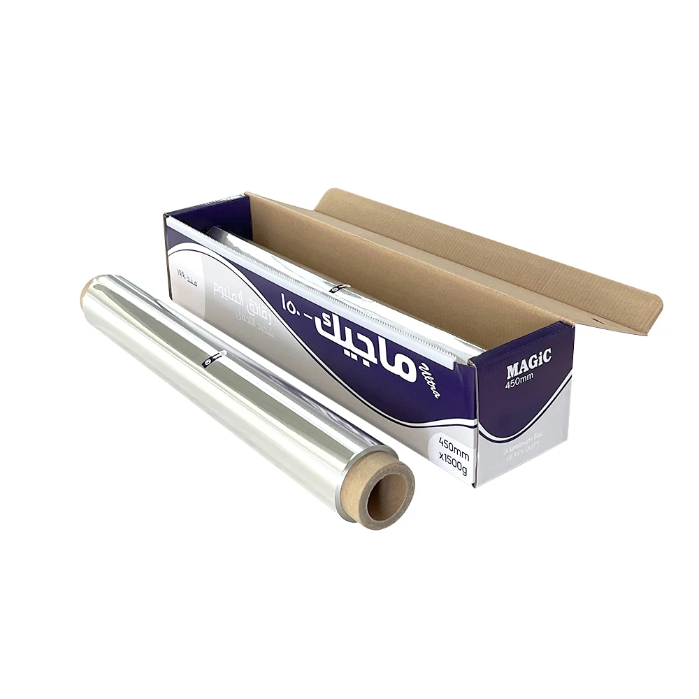 Customized Food Grade Aluminium Foil Heavy Duty Paper Roll Aluminum For Package Household Using