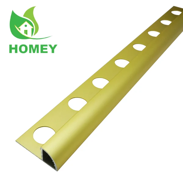 
Multifunctional ceramics aluminium corner closed aluminum internal tile trim 