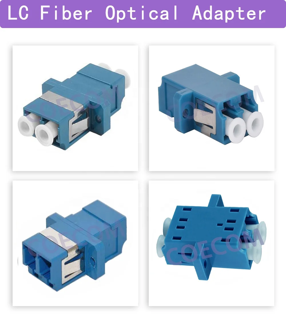 Wholesale LC Fiber Optical Adapter Optic Cable Adapter Female to Female LC Optical Adapter
