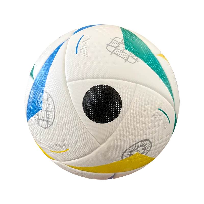 Aolan Multicolor PU Match and Training  Team Football Free Custom Logo  Futbol Soccer Ball