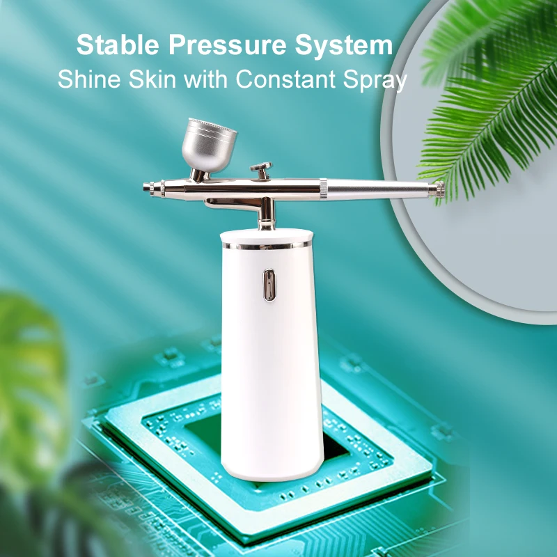 Portable Face Hydration Machine Oxygen Infusion Nano Mist Spray Gun for Skin Care Facial Body Moisturizing