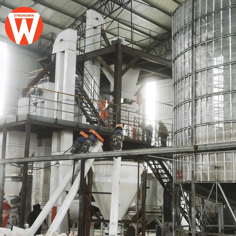 5T/H full automatic animal pellet feed production plant poultry feed pellet process line for chicken