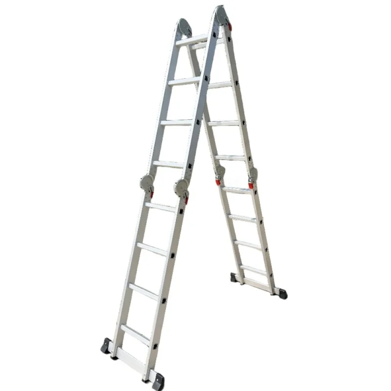 EN131 Factory Supply Multifunction Ladder Aluminum Folding Ladder platform ladder 3.5m