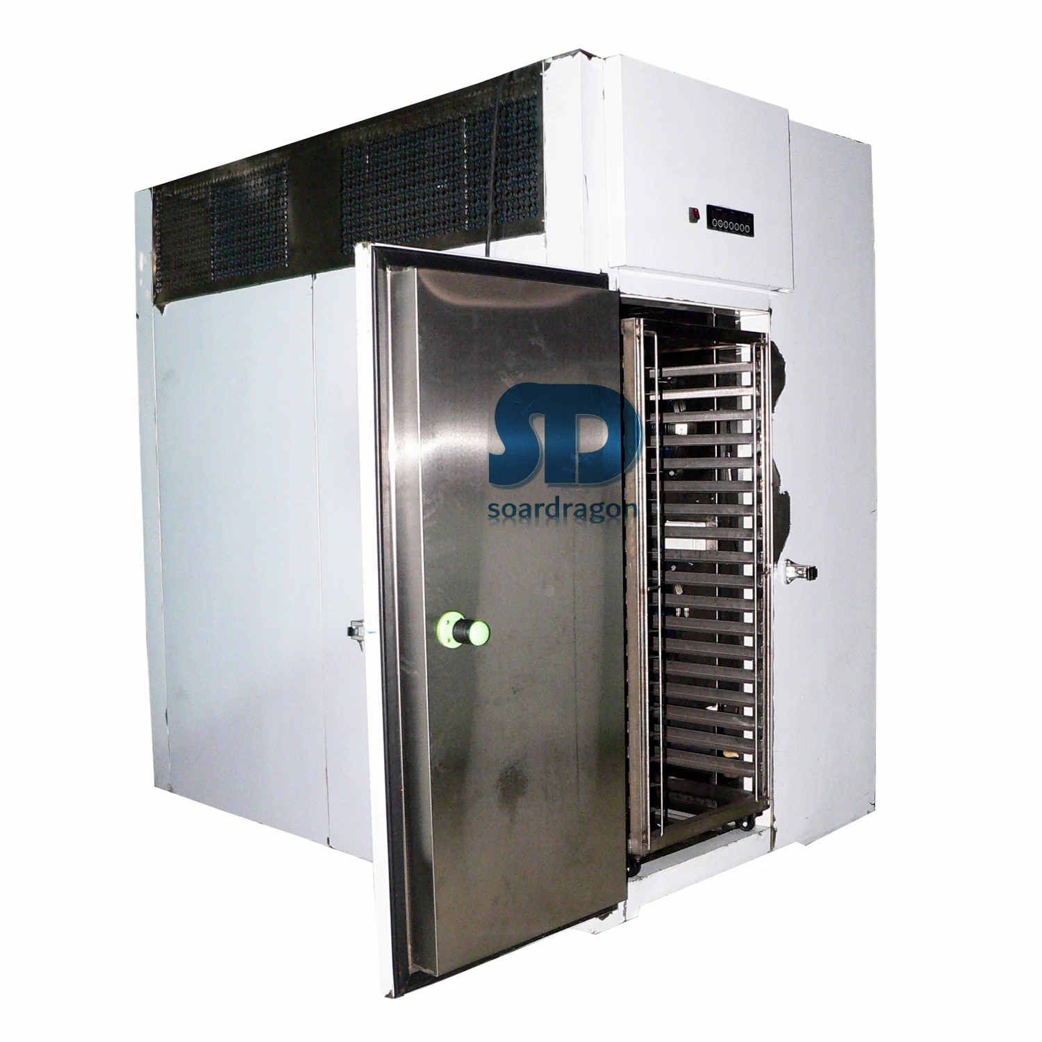 Factory Made 300 Kg 120kg Iqf Frozen Fish Shrimp 20 Trays Large Quick Chiller Blast Freezer Refrigerator