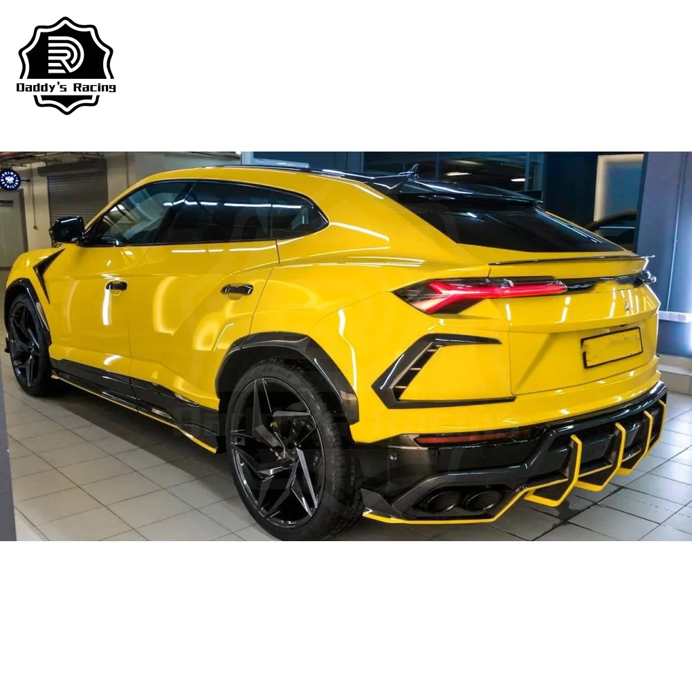 Комплект для сухого кузова из углеродного волокна подходит Lambo Urus Top комплект широкого автомобиля Высококачественная