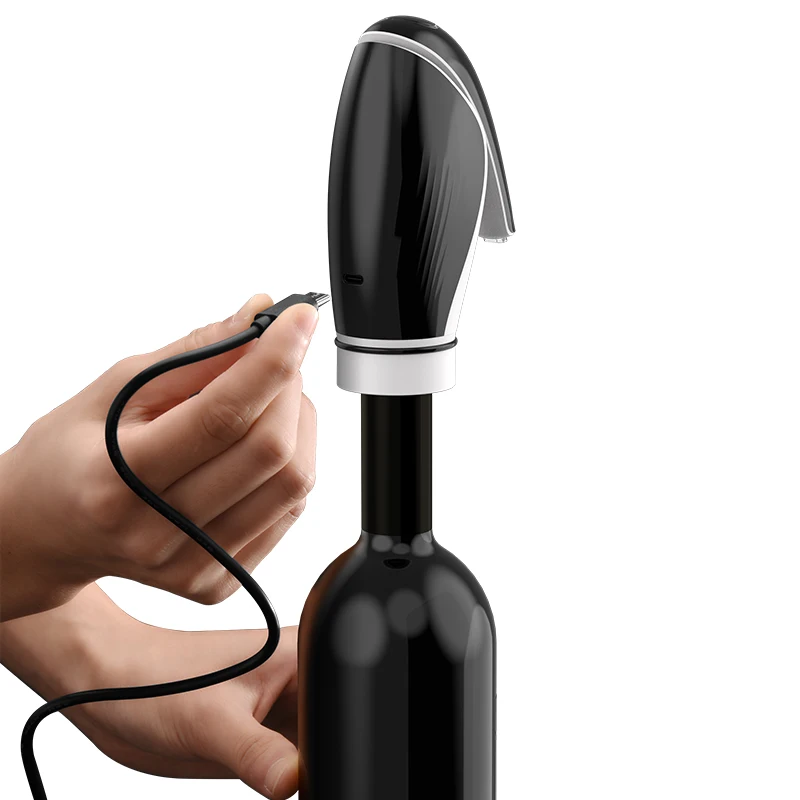 Custom Logo Wholesale One-Touch Electric Wine Aerator Pourer