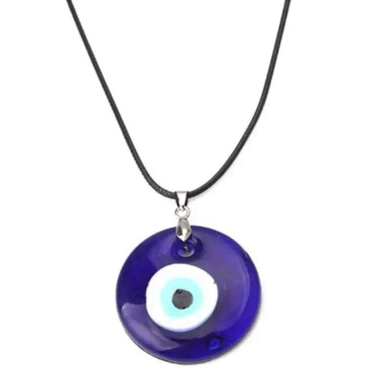 Vintage Turkish Evil Eye Pendant Choker Lucky Blue Eyes Clavicle Chain Necklace Party Jewelry For Women