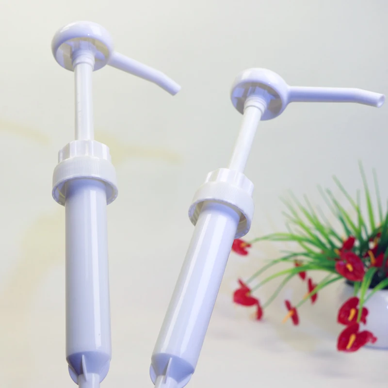 Food Grade Dosing Pump Sugar Syrup Pumps 38/400 1 Gallon Bottle With Long Nozzle Screw Cap