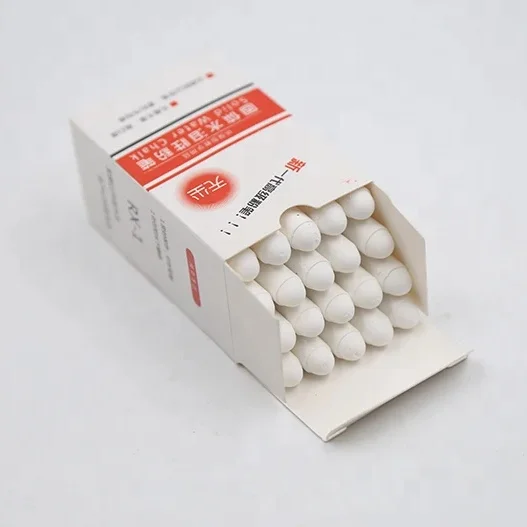 New Trend Product White Dustless Chalk 20pcs Eco-friendly Washable Colored Chalk