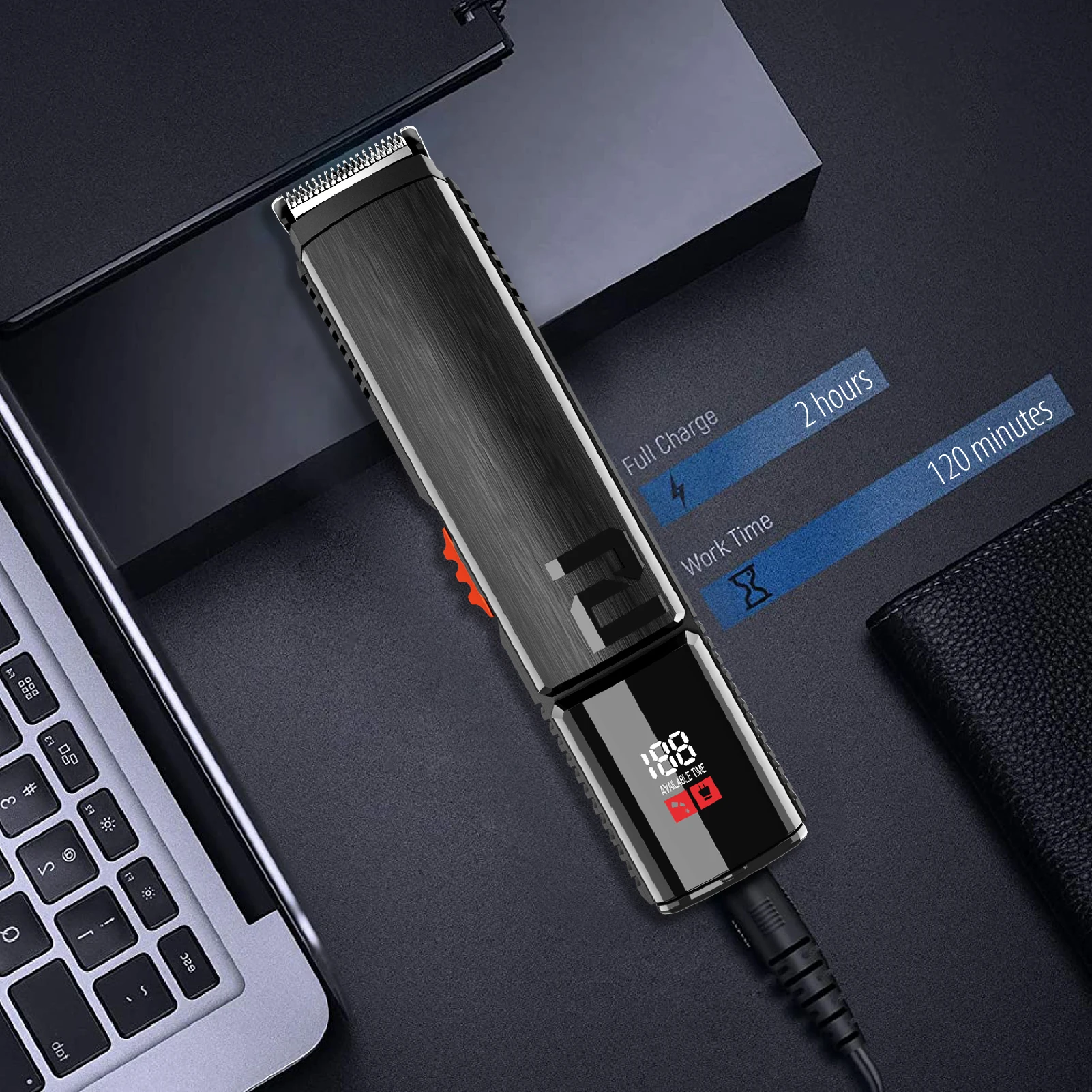 Professional Hair clipper Magnetic Motor Barber Use ABS + Stainless blade motor hair clipper trimmer