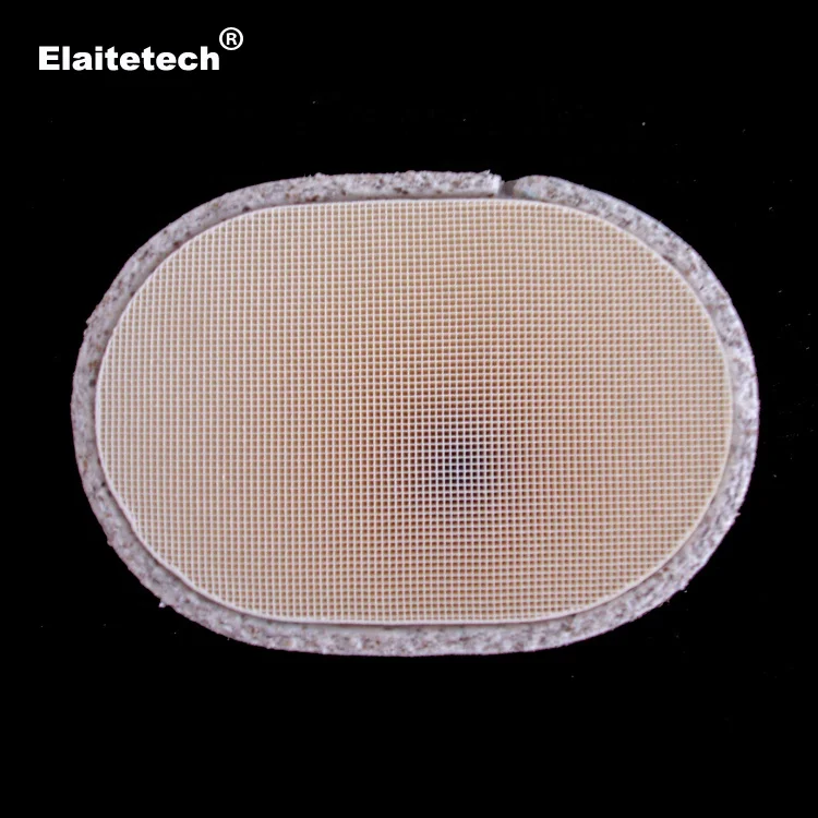 Polycrystalline ceramic fiber non-intumescent support mats for universal catalytic converter