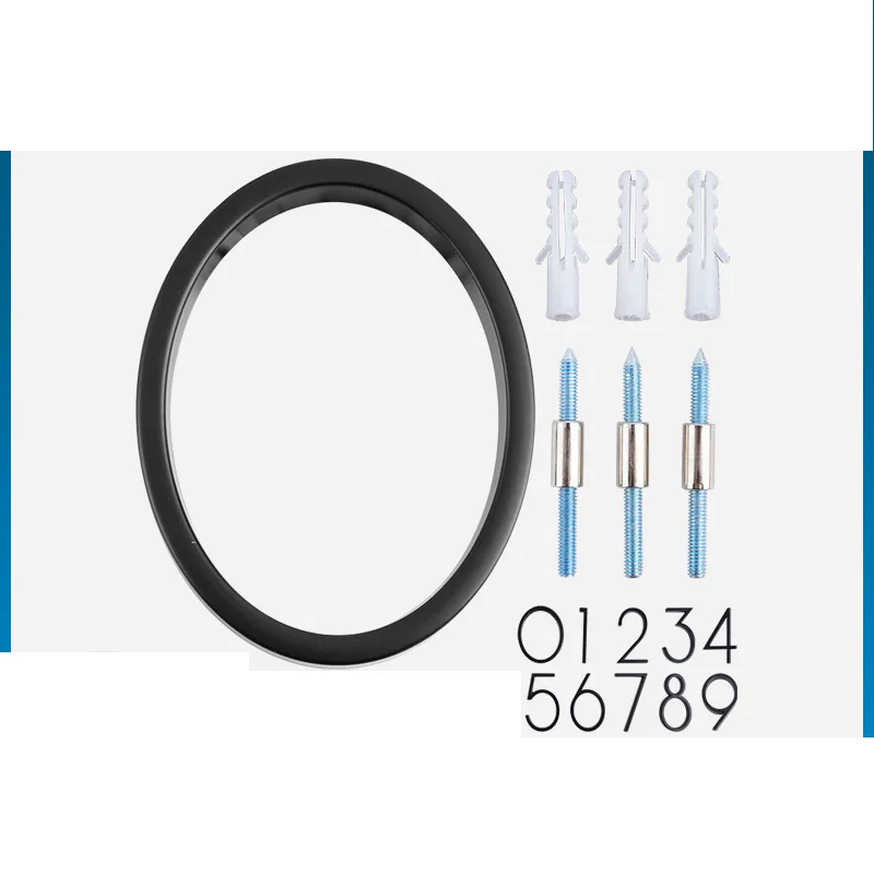 5 Inch Outdoor Home House Hotel Numbers Address Sign 0 9 Metal Digital Number Zinc Alloy Modern Door Sign Alphabet Plates