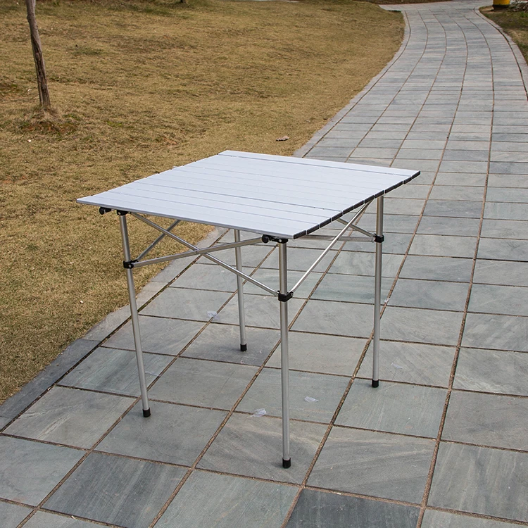 Custom Small Alloy Outdoor Portable Picnic Table Folding Beach Table