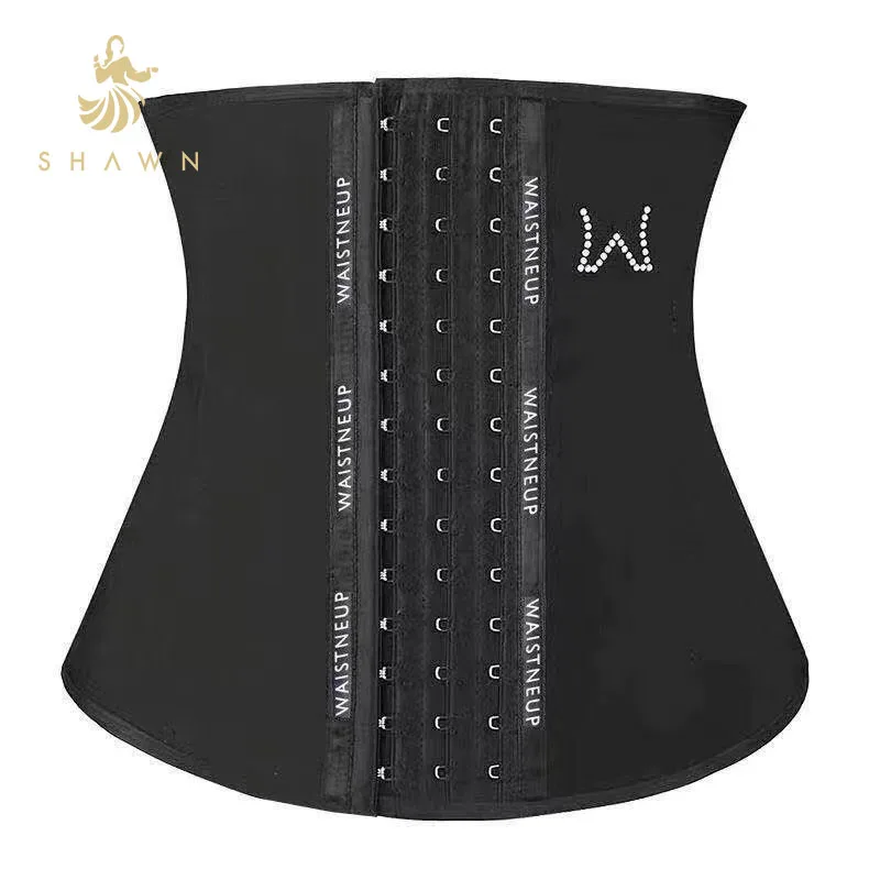 Women Steel Bone Corset Shaper Body Shapewear Control Elasticated Slimming Tummy Belt Latex Waist Trainer