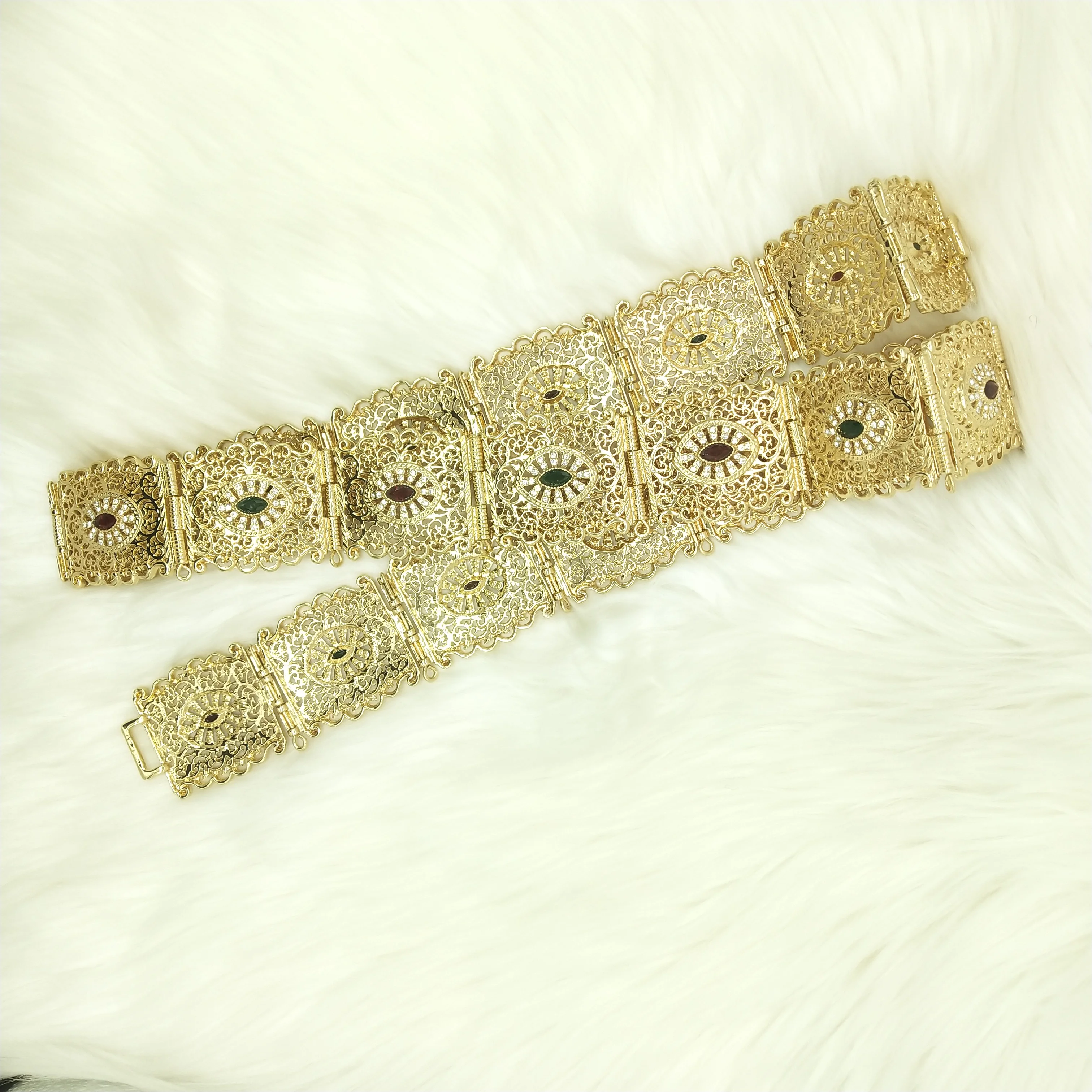 Sunspicems, золотой и серебряный цвет, марокканский кафтан, пояс на талию для платья, свадебные украшения, арабский халат, бижутерия, подарок для невесты 2021