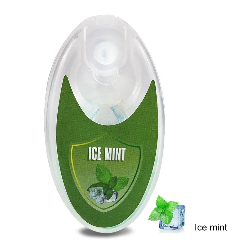 2022 high quality mint pill sigara menthol ball flavor taste tea capsule click cigarettes ball