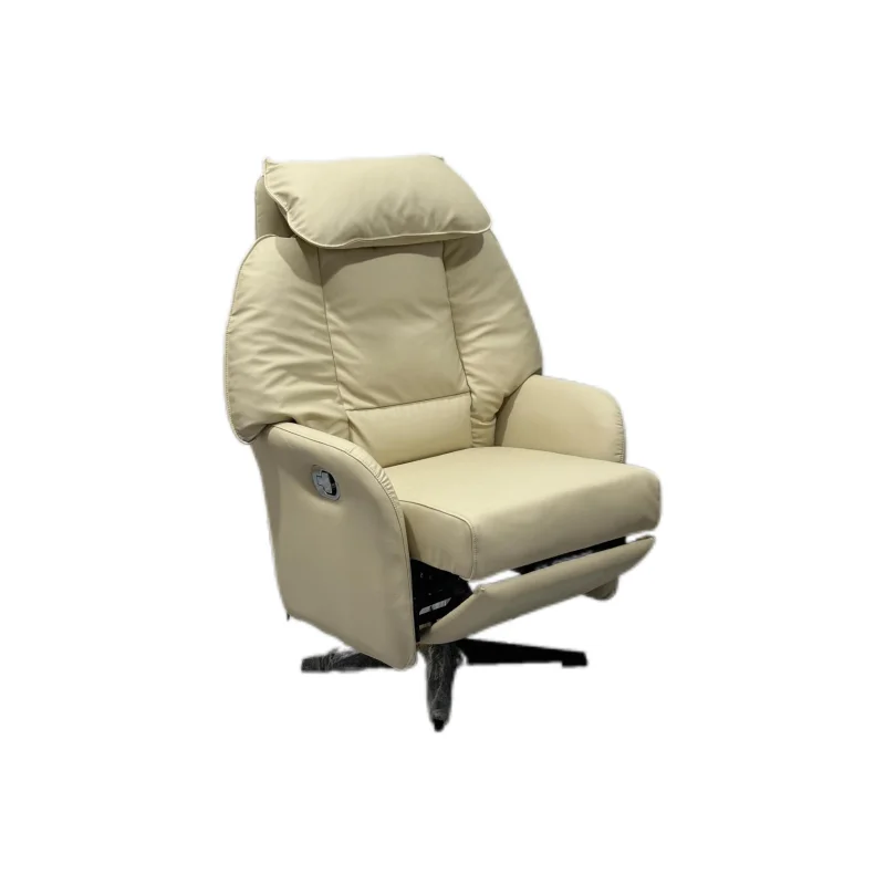 European Leather Single Recliner Sofa Electric Multifunctional Living Room Lazy Technological Cloth Bed New Design Metal