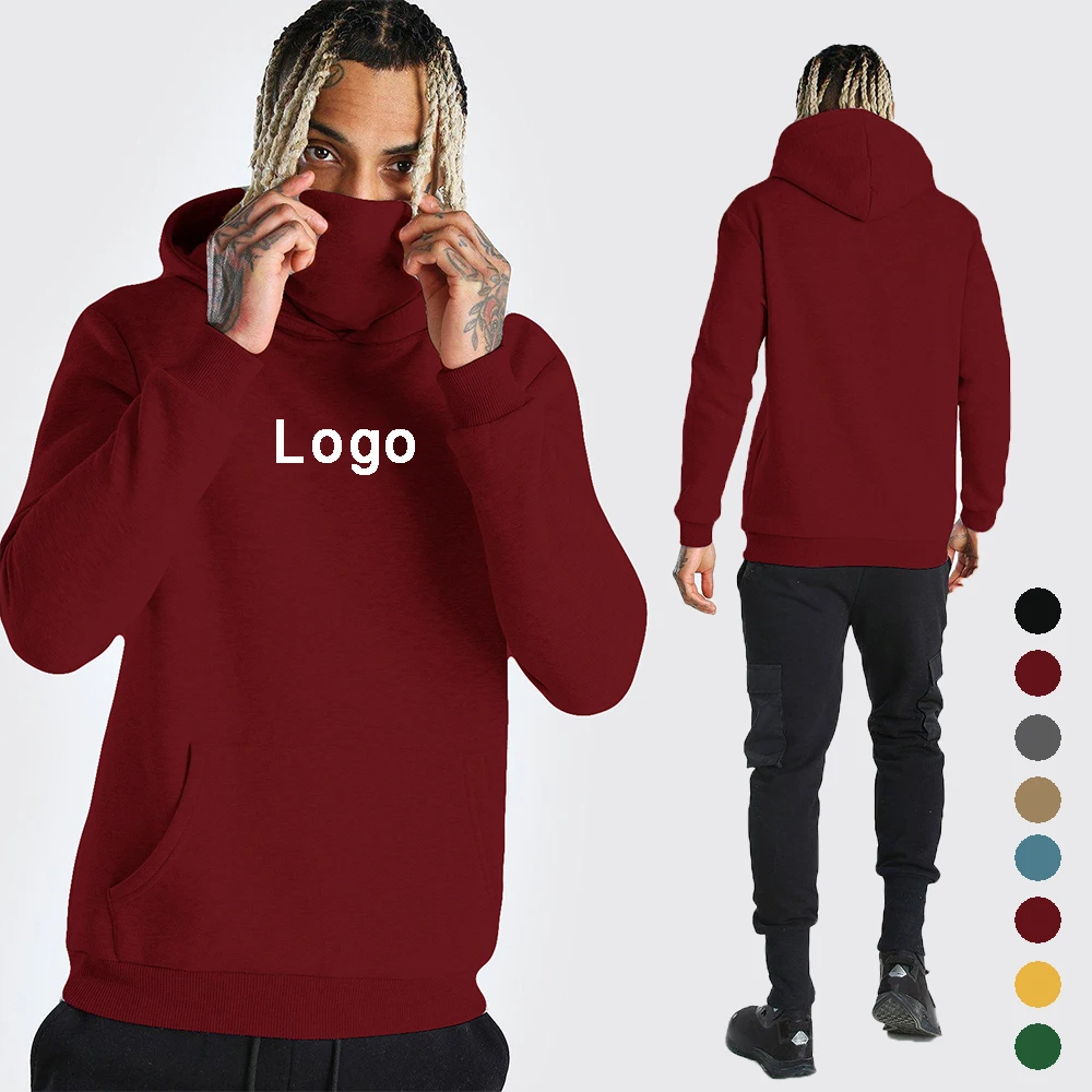 
New hot selling products plain Face Cover hoodies oversized mens hoodie for men Made In China Low Price 