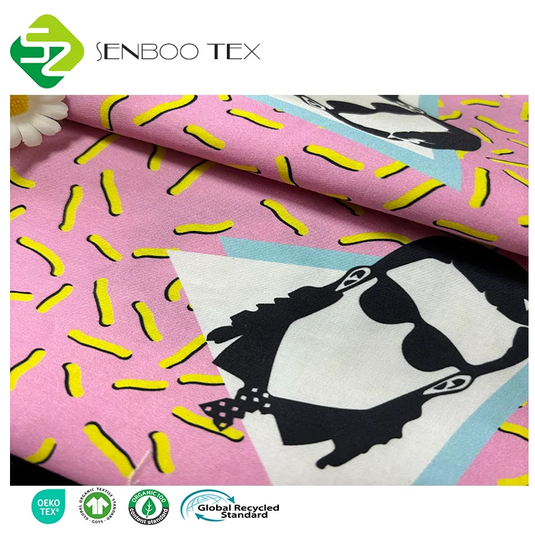 100% Organic Cotton Woven Fabric Best Quality Printed 100 GSM Poplin for Shirts Pillow Lining Skirts Dot Pattern Combed Yarn