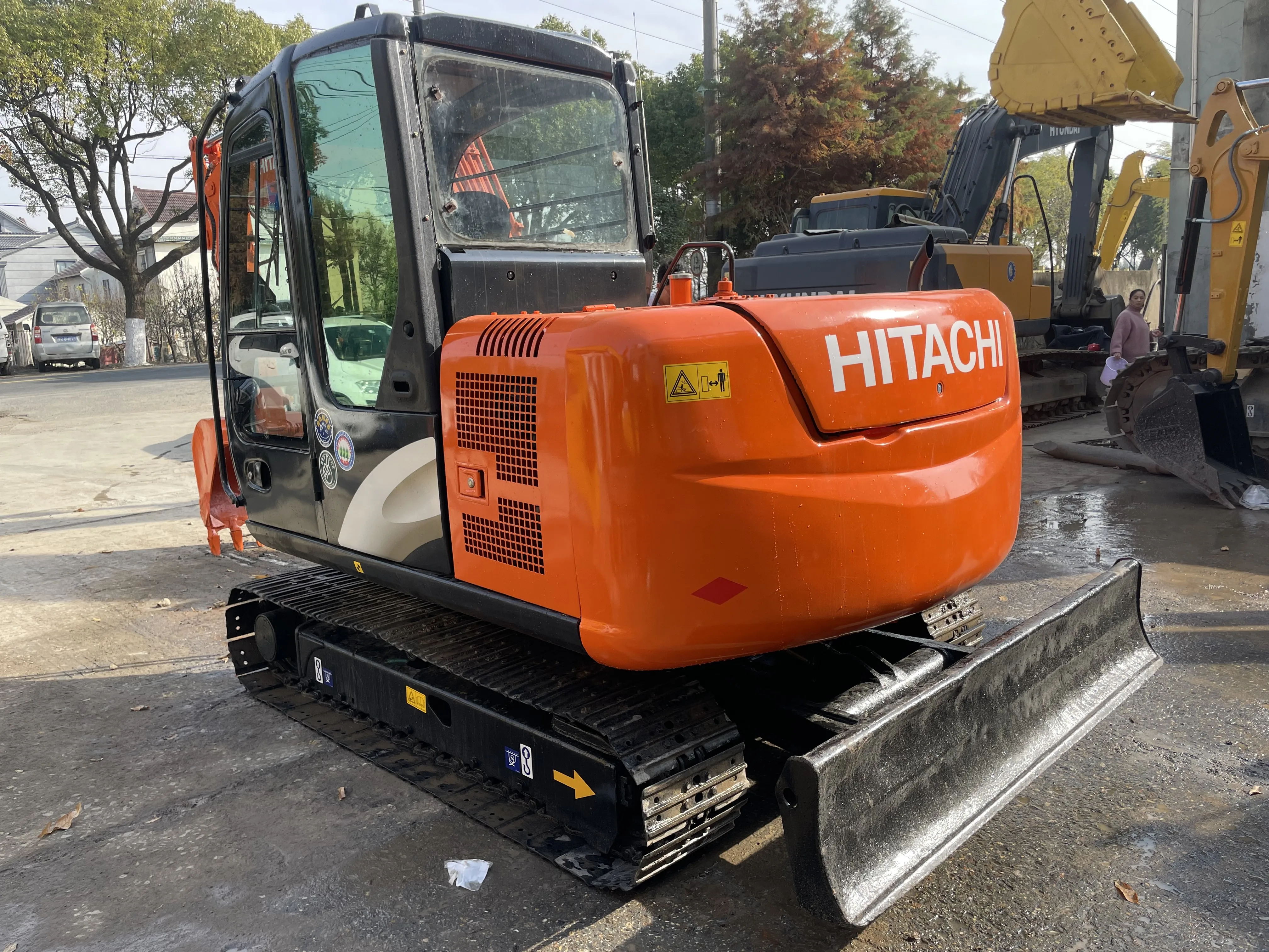 Used Hitachi 55U  ZX60 ZX70 ZX120 mini excavator  second hand hitachi mini digge 55U for sale