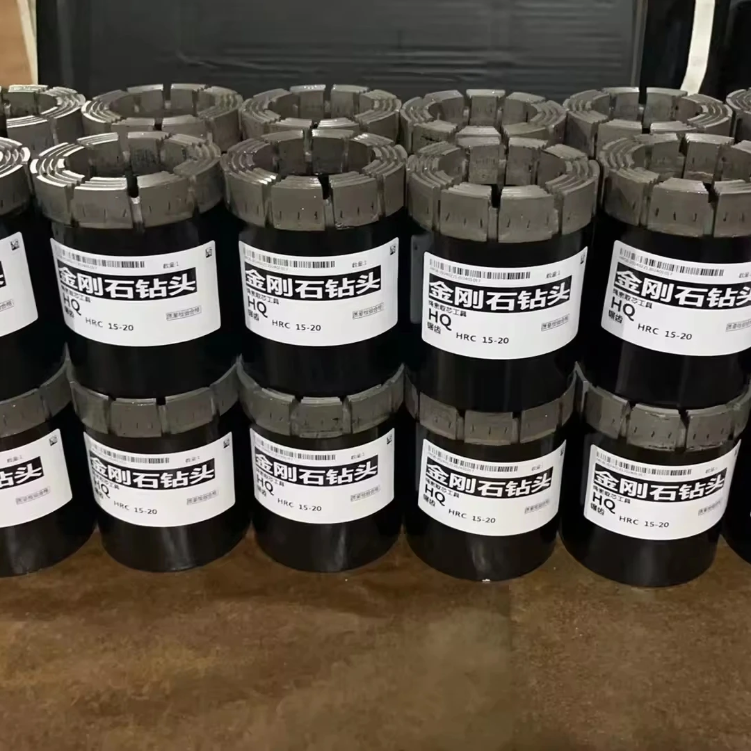 Diamond core drill bit for water wells Mining Exploration