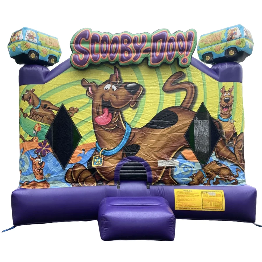 Scooby-Doo Inflatable combo,inflatable bouncy castle with slide, inflatable moonwalk for sale