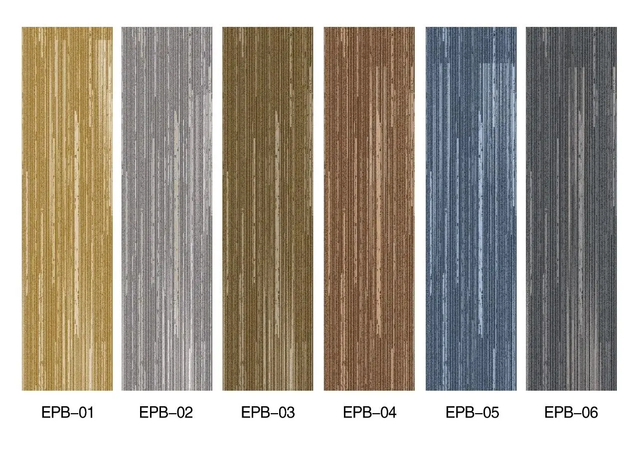 PVC backing 50x50 ECO friendly office floor carpet tiles for sale