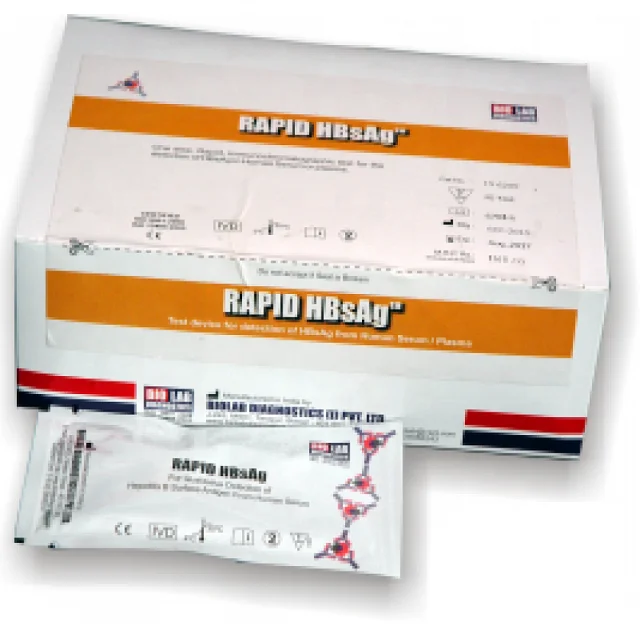 
High Sensitivity One Step Rapid HBsAg Card Test Hepatitis B Kits 
