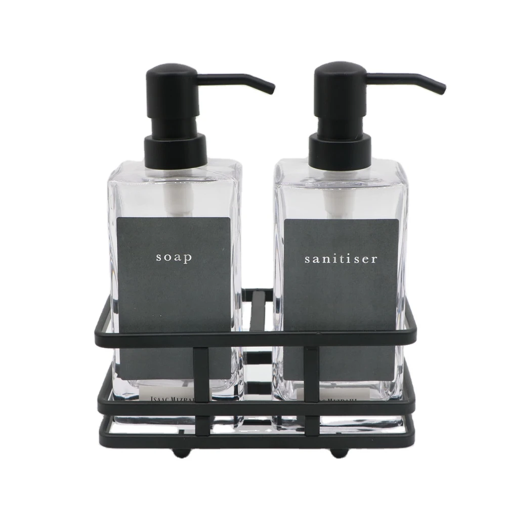 Classic Bathroom Holder Gift Accessories Set Hotel Glass Bathroom Items White Box Bathroom,living Room Hot Designs Sustainable