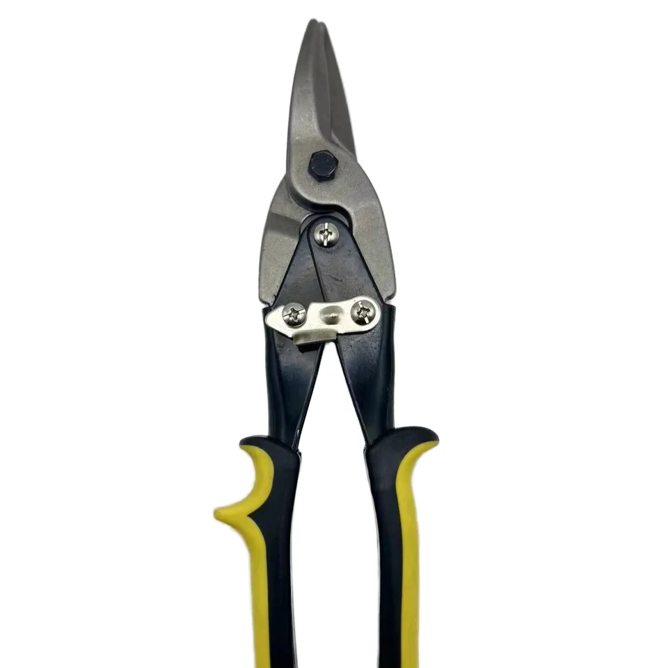 High Quality Multifunctional Aviation Tin Scissors Smooth Edge Industrial Stainless Steel Blades Steel Rubber Handles Sharp DIY