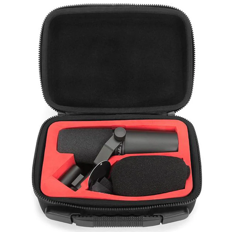 Customized High Quality Foam Insert Microphone Case for The SHURE SM7B