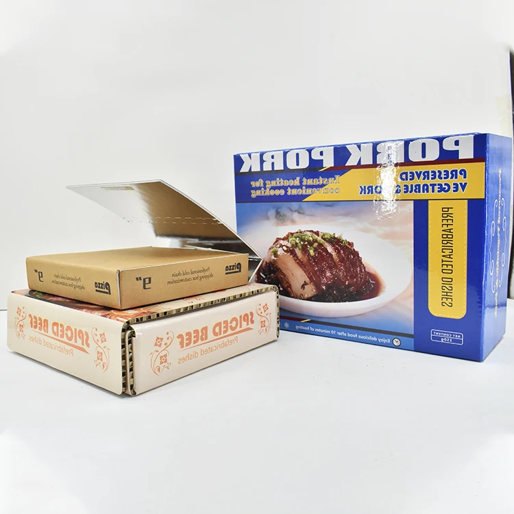 Insulated Food Packaging Boxes Paper for Frozen Food Products Design Wholesale Price Frozen Frozen Products Custom Rigid Boxes