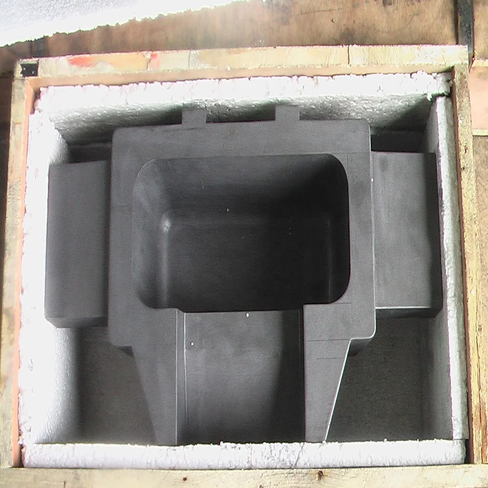 Custom special-shaped/dimension graphite mold/mould for gold/sliver/copper ingotmelting