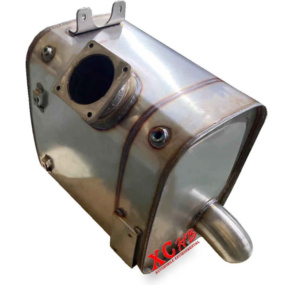 SCR selective catalyst reduction diesel muffler Factory Supply Wholesale Truck square   Exhaust catalytic converter