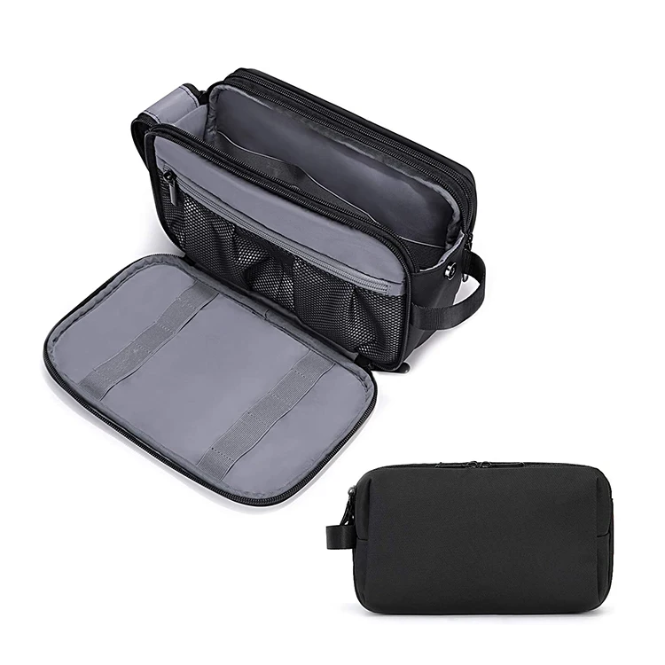 Toiletry Bag for Men Travel Toiletry Organizer Dopp Kit Water-resistant Shaving Bag for Toiletries Accessories