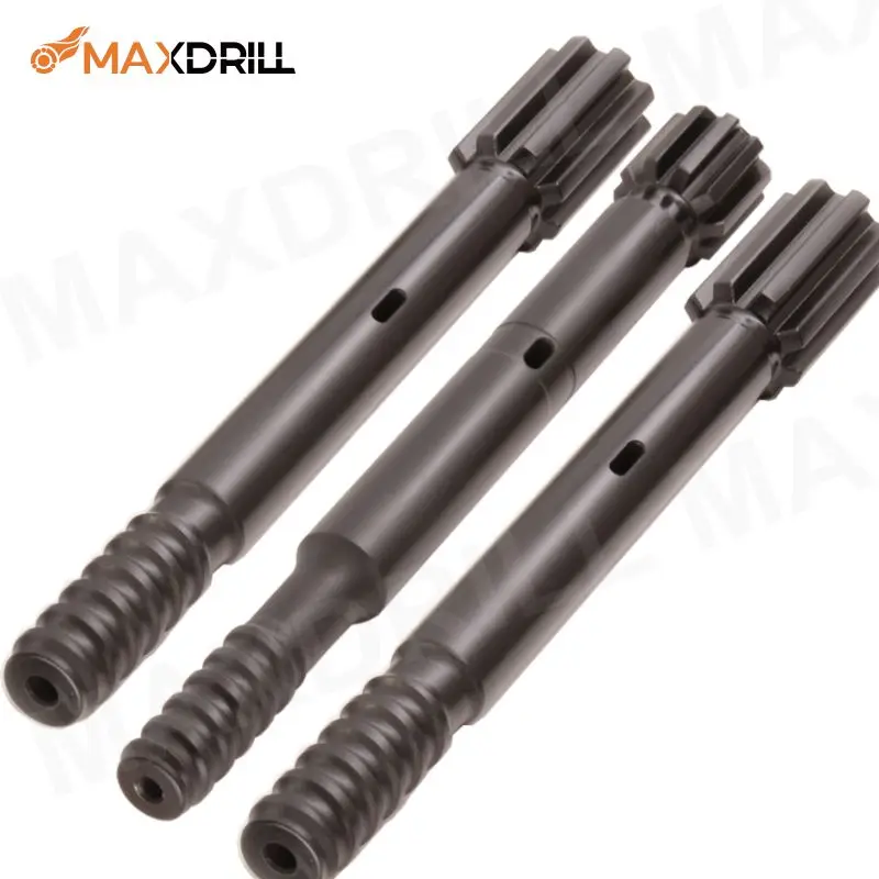 Maxdrill T38 female x Diameter 45mm x Length 550mm shank adapter for HL500 drifter / rock drill