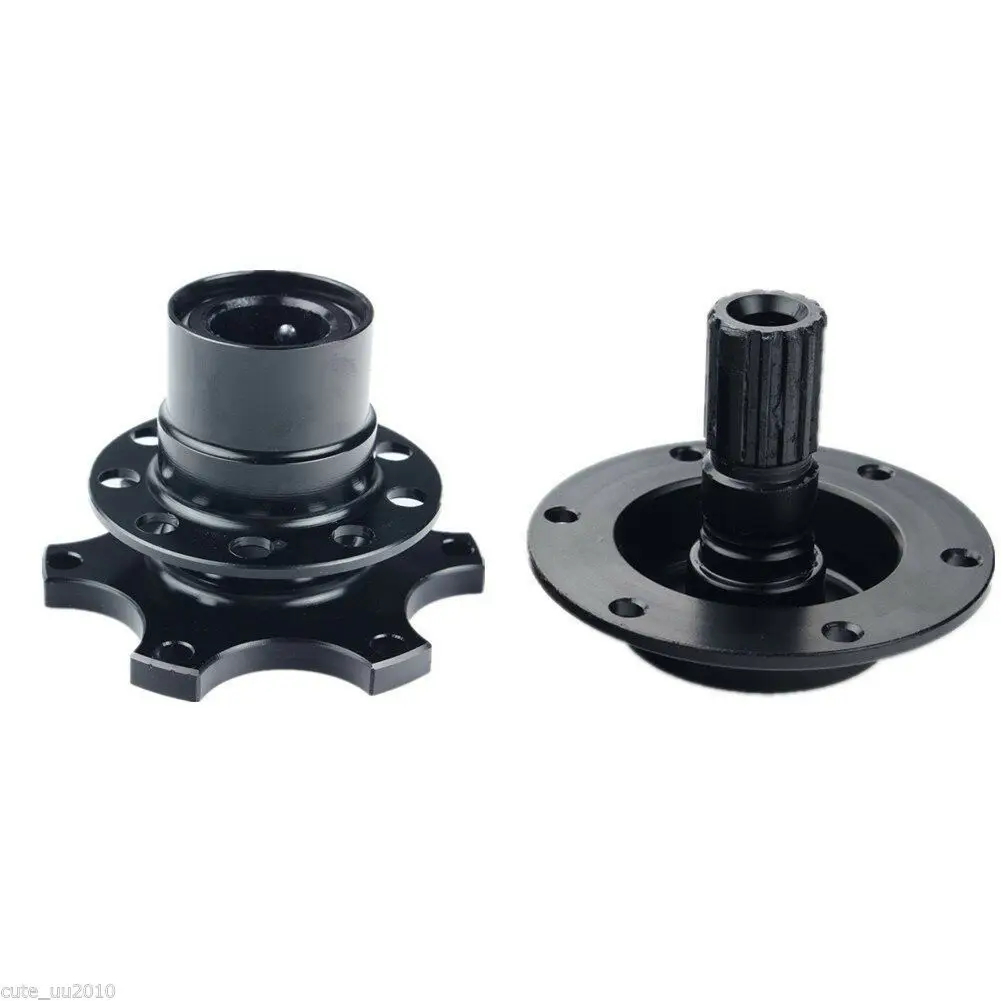 New Racing Self Lock Pop Off Steering Wheel Quick Release Adapter, Racing Steering Wheel Hub Boss Kit