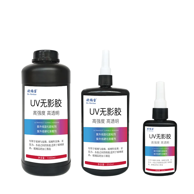 100g Transparent shadowless UV glue for adhesive use in glass and metal and crystal