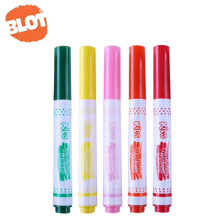 BLOT BRSY00008 10 PCS Broad Line Journal Washable Art Drawing Markers Water Color Pen For Kids