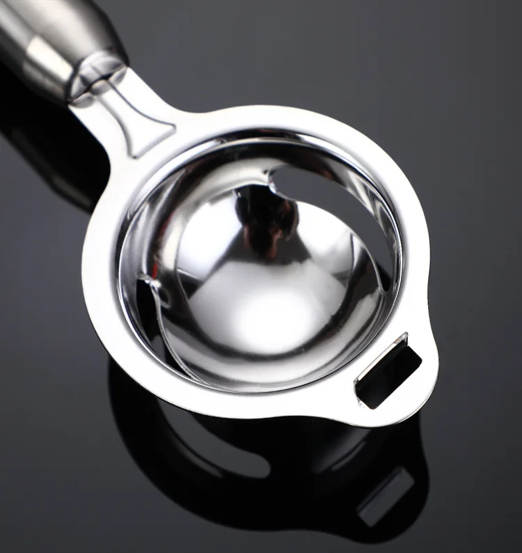 Egg Separator Stainless Steel Egg Yolk White Separator Kitchen Gadgets Baking Tools Yolk Remover Egg Divider Yoke Separators
