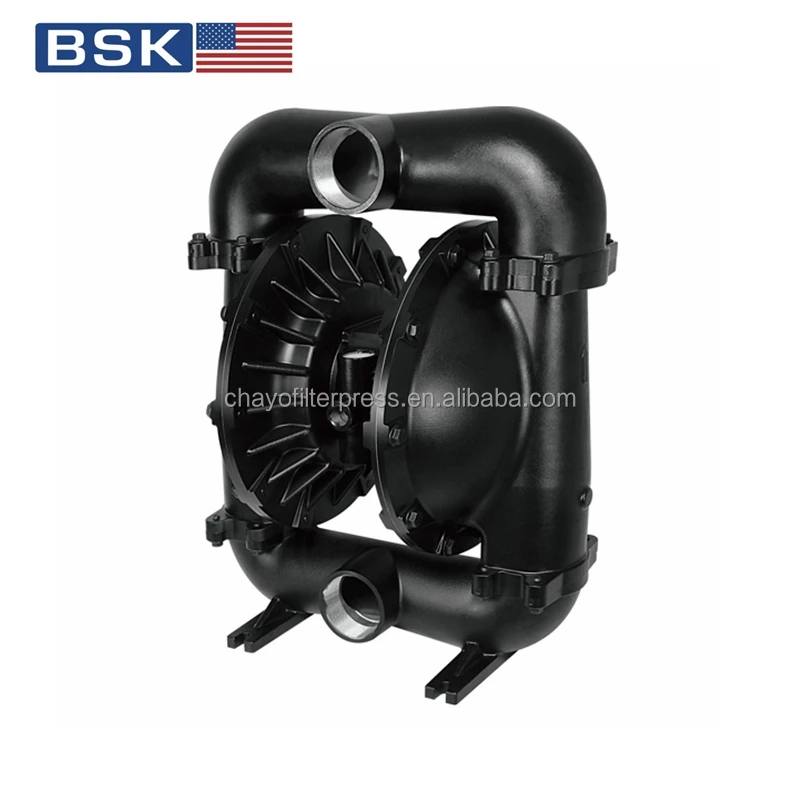 BSK Aluminum With PTFE Membrane AODD Double Pneumatic Diaphragm Pump
